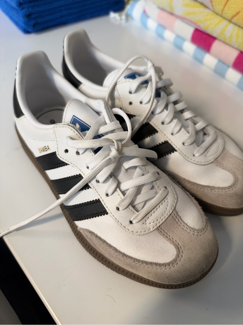 Adidas Samba kids White / Black Classic Sneakers